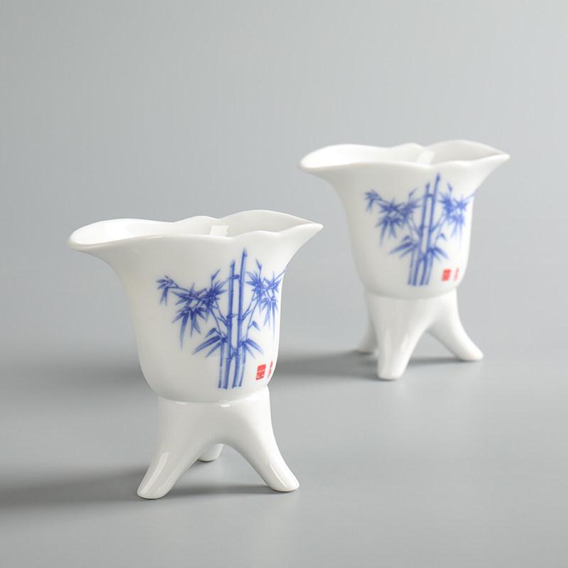 Emperor Celadon Ceramic Wine Set: Choose One or Two Retro Chinese Baijiu Cups