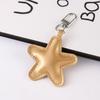 Yousheng Keychain Pendant Imitation Leather Soft Cotton-Filled Star Shape Key Chain with Metal Buckle Bag Hanging Ornament