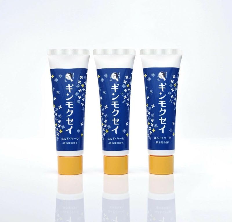 Silver Osmanthus Hand Cream Elegant and Sweet Osmanthus Moisturizing for Dry Perfect Gift [Yojiya Official] (3-Pack) - Scent, Skin,