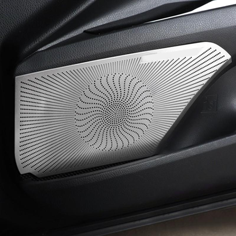 For Toyota Camry 2018 Car Door Audio Speaker Cover Loudspeaker Frame Interior Modified Accessories