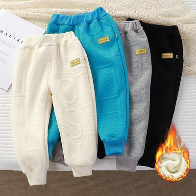 Children Sweatpants Boys Girls Autumn Winter Thick Casual Pants Girl Student Loose Sports Pants Kids Trousers