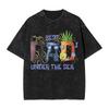 Spongebobs Cast Of Characters Tshirt  Loose Tshirts Shortsleeve Y2k Fun Tshirt Summer Casual O Neck Big Size Top Tees