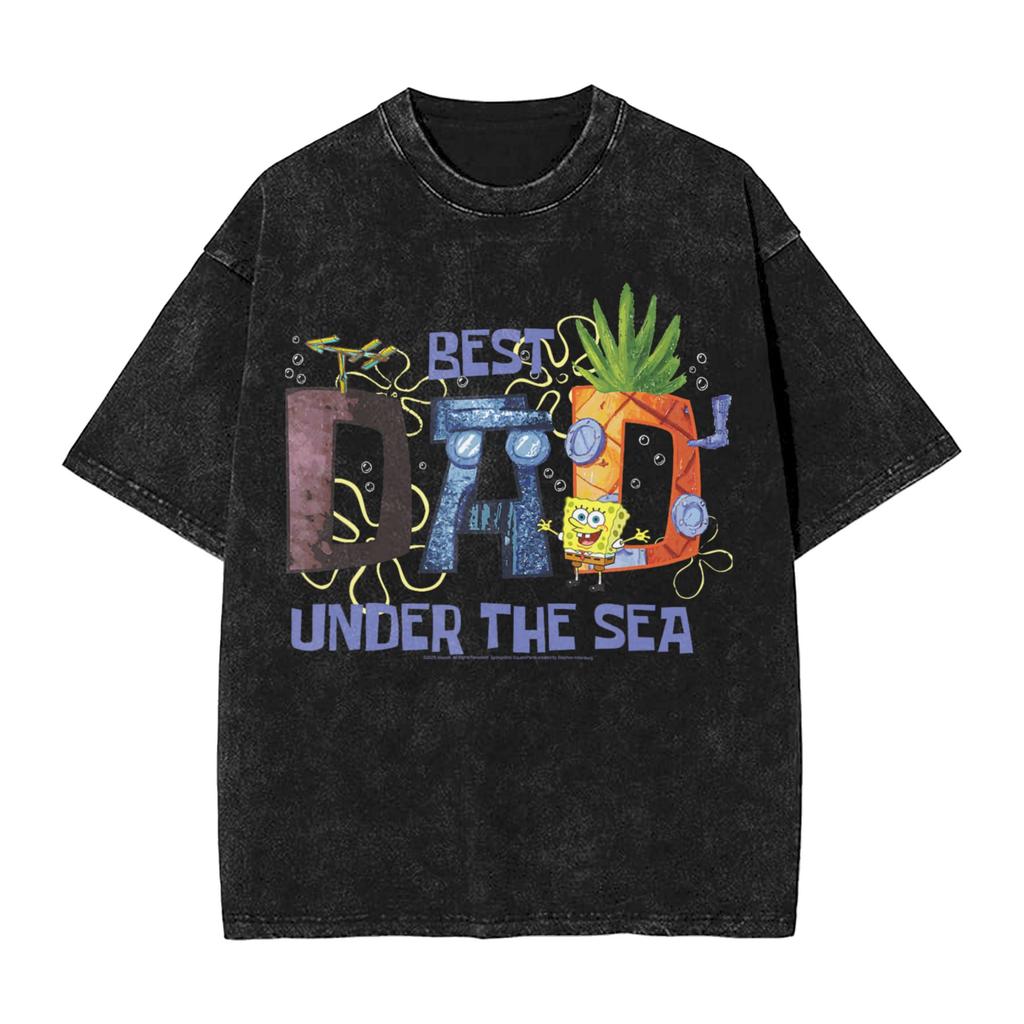 Spongebobs Cast Of Characters Tshirt Loose Tshirts Shortsleeve Y2k Fun Tshirt Summer Casual O Neck Big Size Top Tees