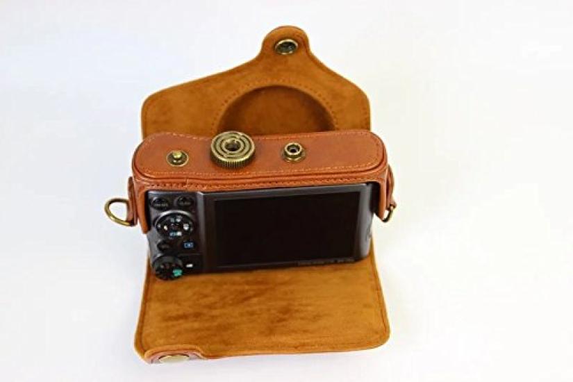 Canon PowerShot SX720HS SX720 HS Camera Leather Camel Case, Case, Case,