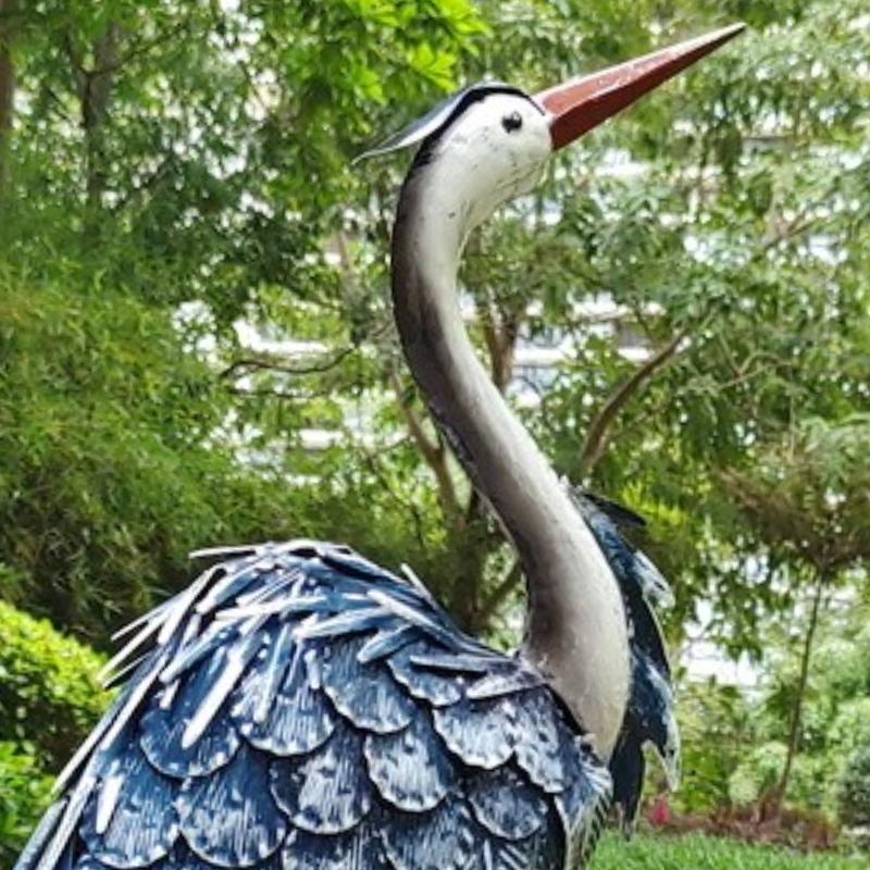 Animal Sculptures Large Art Mental Ornaments Retro Aesthetic Sculpture for Home Garden Modern Accessories for Living Rooms