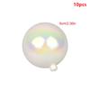 10Pcs Colorful Ball Cake Topper Transparent Balloon Cupcake Diy Decoration For Birthday Party Wedding
