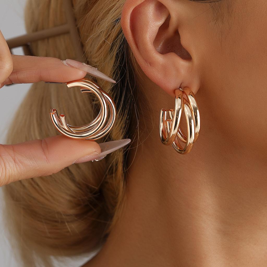 925 Silver Star Moon Hoop Earrings for Women Girls Zircon Dangle Earrings Gold Silver Party Jewelry Gifts