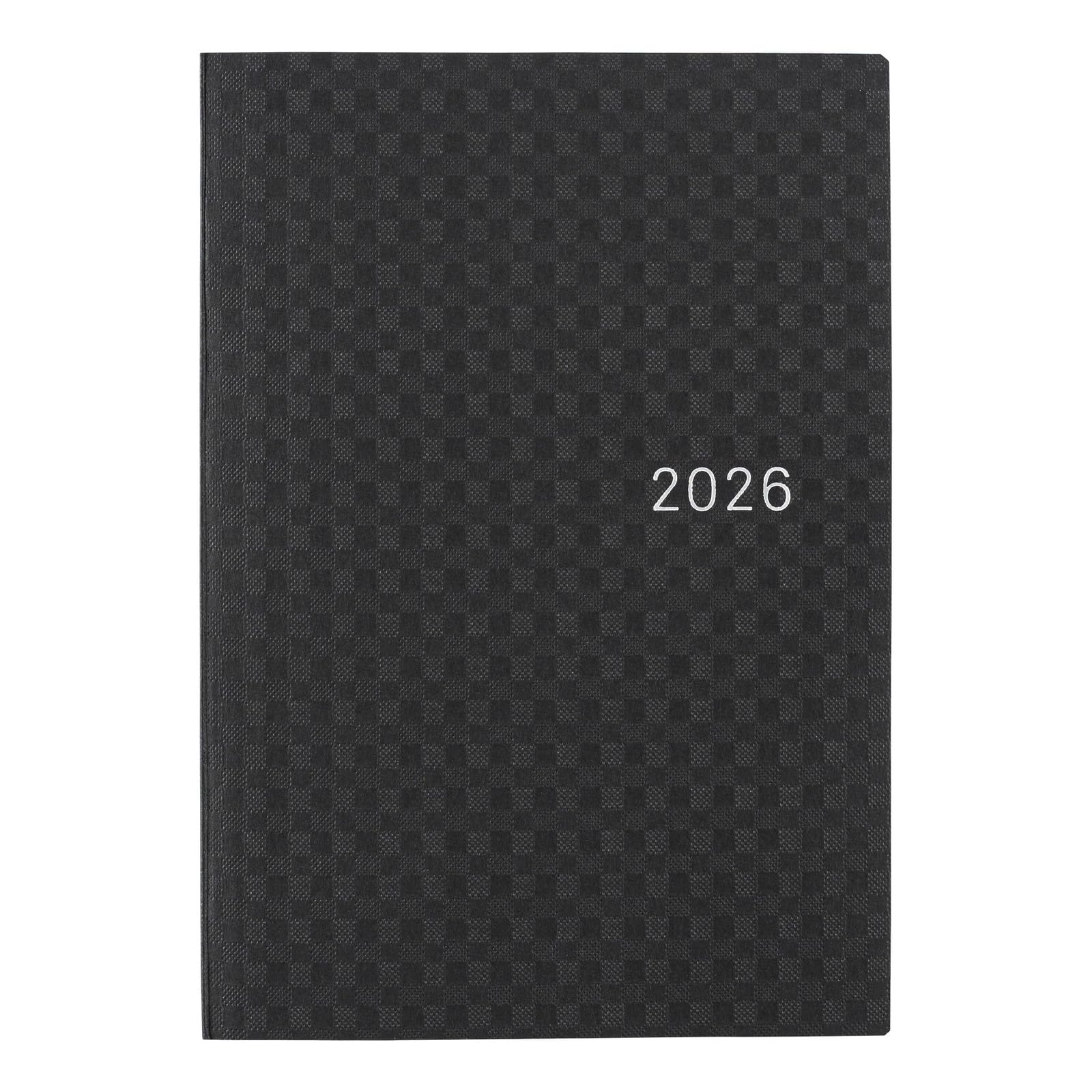 

Hobonichi Techo 2026 HON Paper Gingham Page Per Series/Black [A6/1 Day/January/Monday Start]