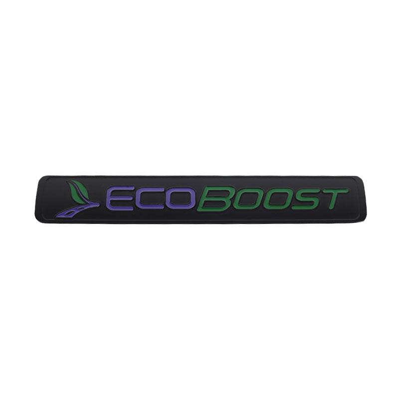 3D Ecoboost Engine for Focus 3 4 Fiesta Kuga Escape Mondeo Edge Ecosport S-MAX Car Hood Fender Trunk Rear Bonnet Nameplate Decal Emblem Badge Sticker