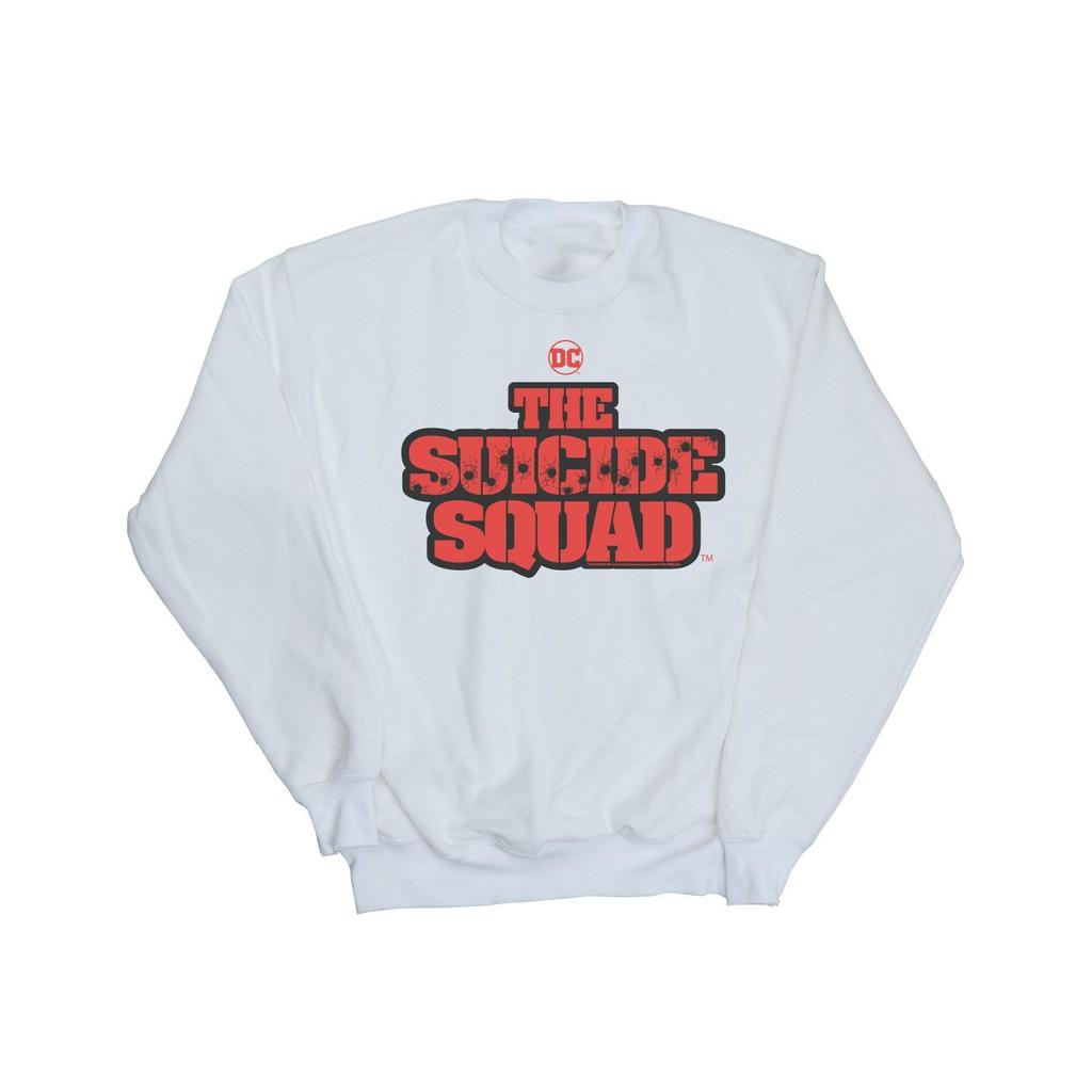 DC Comics Mens The Suicide Squad Movie Logo Sweatshirt