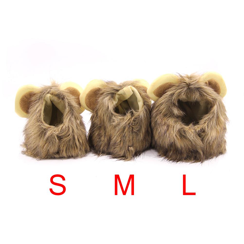 Mane Wig for Cat Pet Adjustable Washable Comfortable Hair Cat Clothes for Halloween Christmas Easter Festival Party