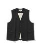 Uniform Bridge Linen Hunting Vest Black
