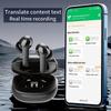 B11 Intelligente Sprachübersetzungs-Ohrhörer Geräuschunterdrückung Bluetooth-kompatibel In-Ear-Kopfhörer - Weiß