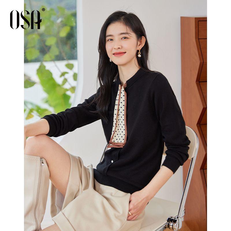 

OSA Outdoor All-Matching Bottoming Sweater Sweater Black XS