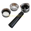 L8RE 51mm Espresso Bottomless Portafilter 3 Ear Stainless Steel Bottomless Portafilter 51mm Espresso Machine Filter Basket