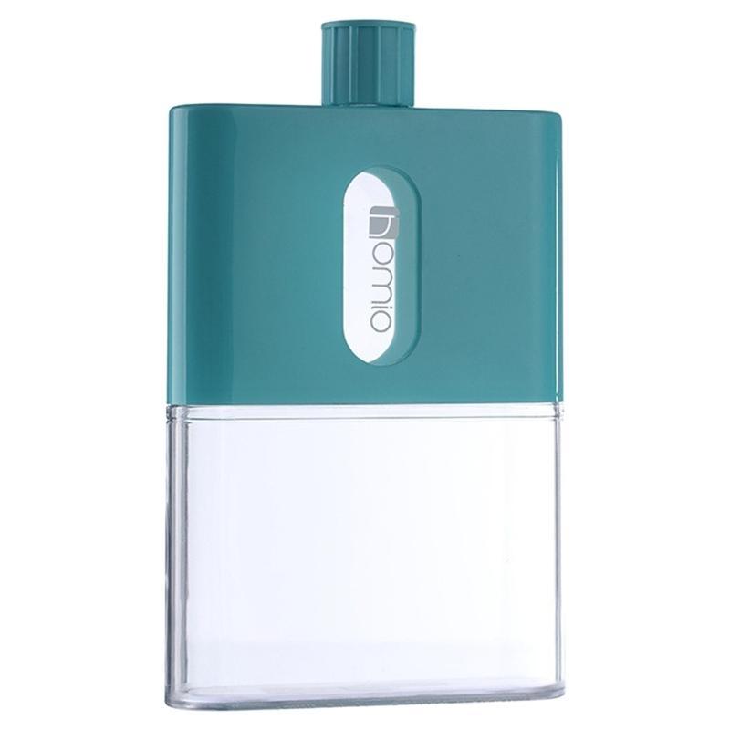 

Бутылка для воды Плоская чашка для воды Дорожная плоская бутылка Портативная бутылка синий