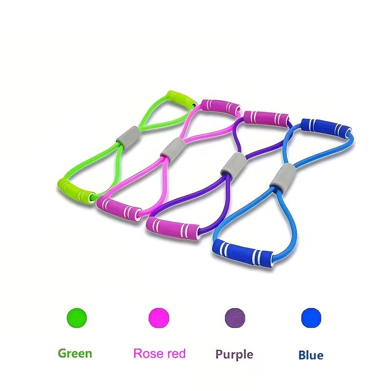 Yoga Resistance Bands Elastic Band Sports Exercise Puller 8-shaped Chest Expander for Body Building Home Gym Fitness Equipment