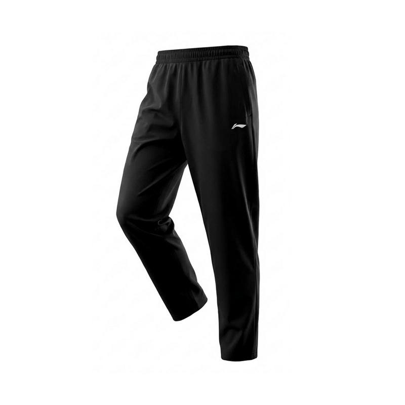 Li-Ning Quick-Drying Simple Design Comfortable Breathable Knitted Sports Pants Men bottoms ASWK703-11 S