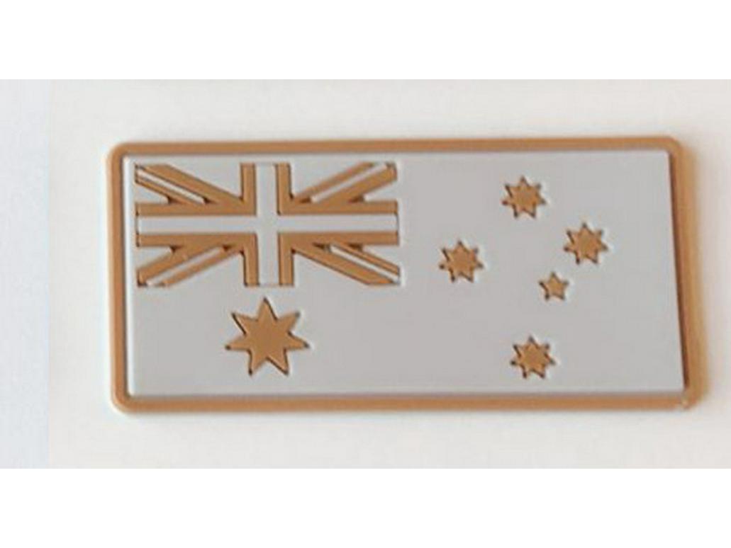 

Oceania Australian Kangaroo PVC Velcro Patch - Blue Union Jack Star Flag for Backpacks
