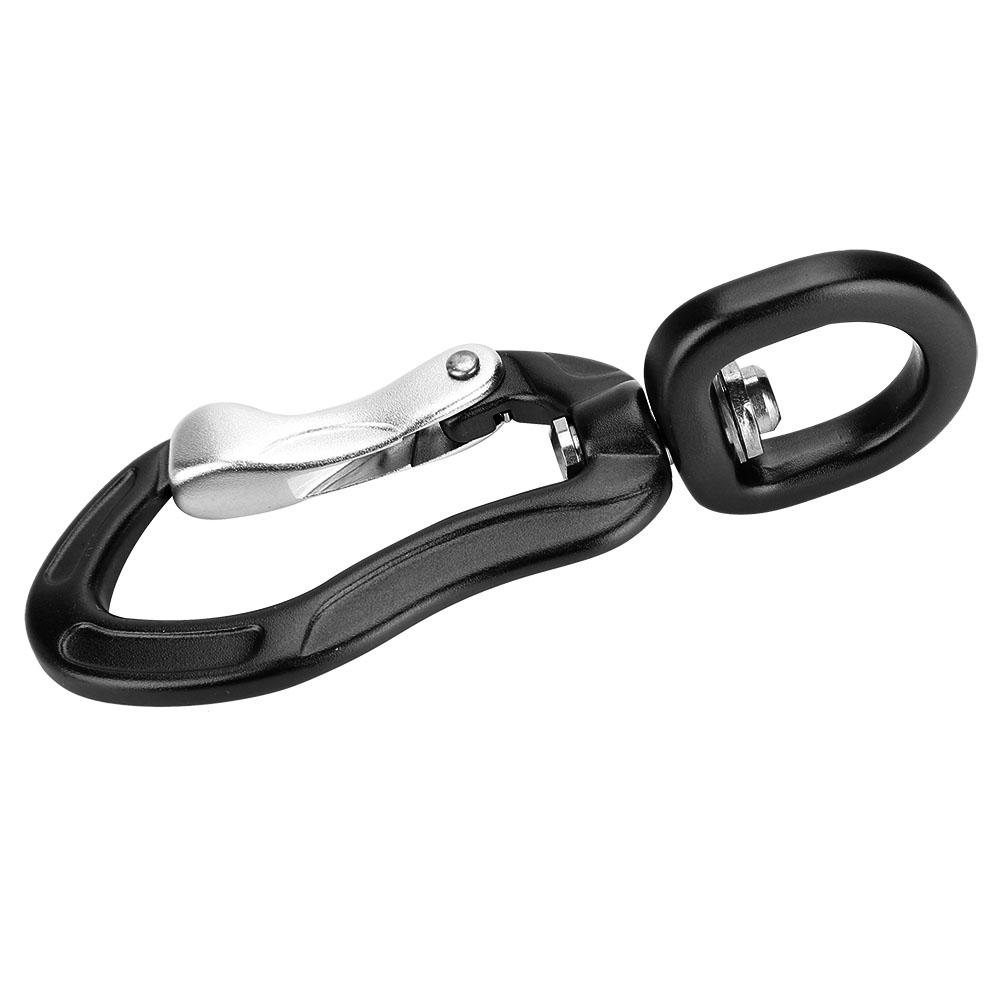 Multifunctional Aluminium Alloy Carabiner Outdoor Mountaineering Safe Lock D Buckle Blue