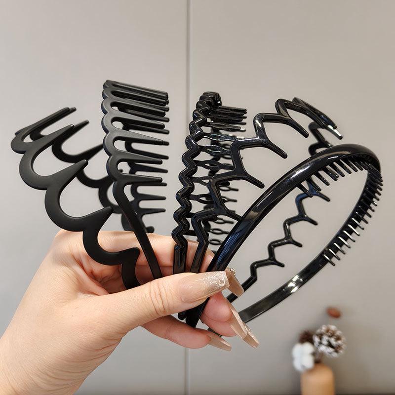 Damen Anti-Rutsch Mode Stirnband mit Zähnen für vielseitige Verwendung