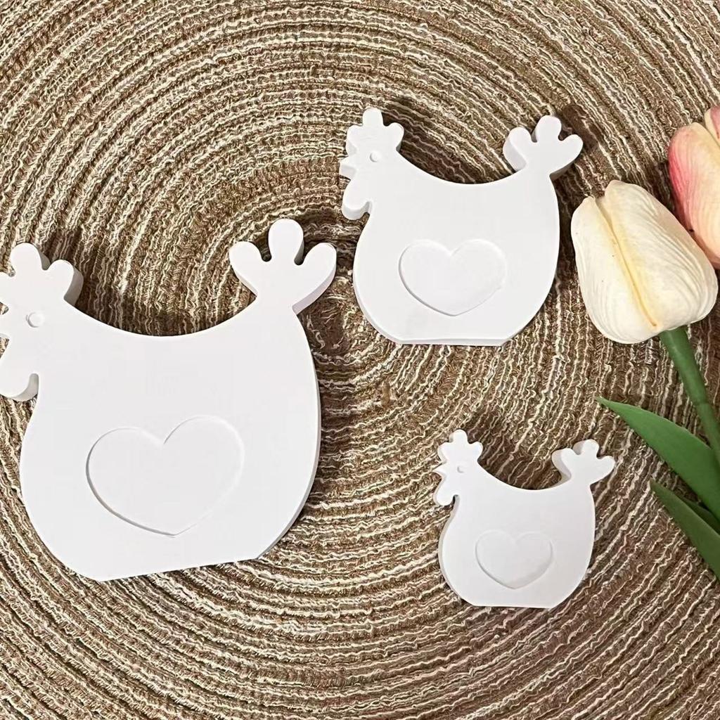 Hen Candle Mould Chicken Silicone Molds Ornament Molds Animals Castings Molds Handmade Plasters Molds Craft Supplies