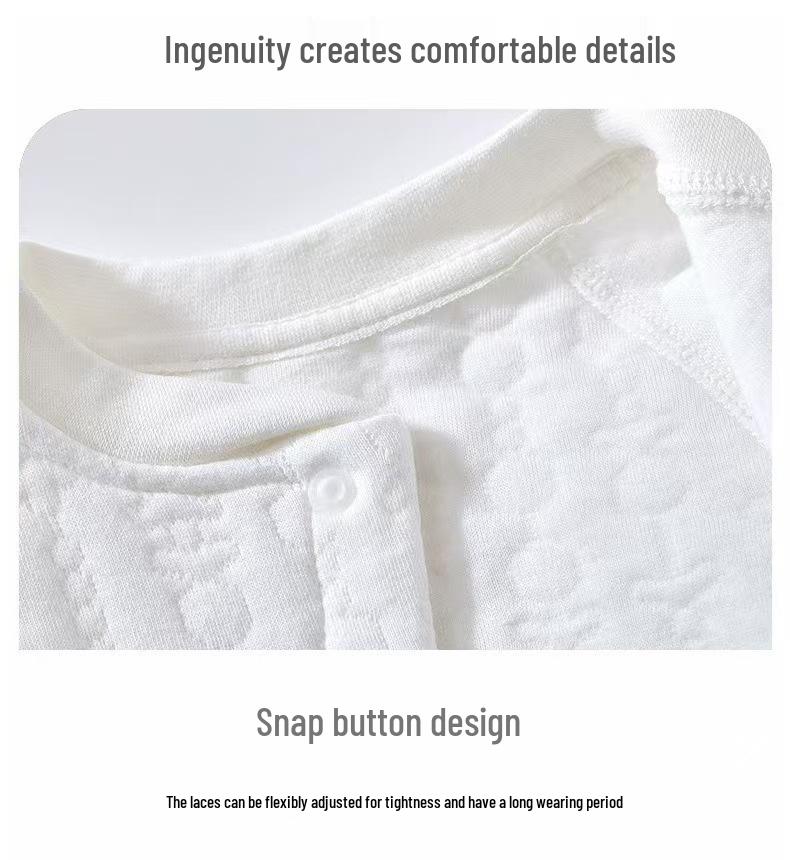 A-Class Pure Cotton Baby Jumpsuit - Warm, Long Sleeve Romper for Autumn/Winter for Newborns