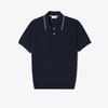 Lacoste Men's Tipped Paper Short Sleeve Sweater Polo Shirt PH744E-56G166