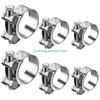 Y5GD 6Pcs Universals Metal Steel Hose Clamps T Bolt Exhaust Pipe Clips for Repairing Swimming Pool Washing Machine Hoses