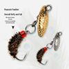 Modified Fly Fishing Hooks: Flat Vibration Spinner, Dragon Scale Micro Lures for Mandarin Fish & Crucian Carp