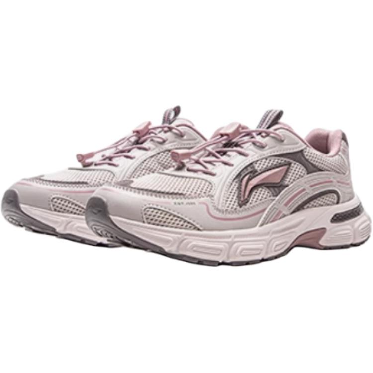 Li Ning Kids Sports Lifestyle Series Fashion Trend Non-Slip Wear-Resistant Low-Top Casual Shoes Kids Casual Shoes YKCV218-2