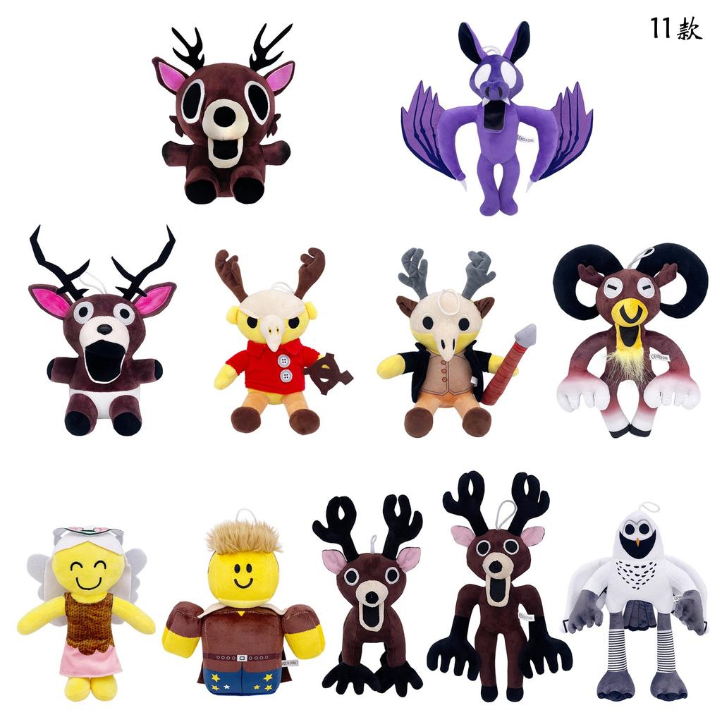 Horror 99 Nights In The Forest Deer Monster Deer Anime Cartoon Stuffed Doll Plush Toy Kids Birthday Gift