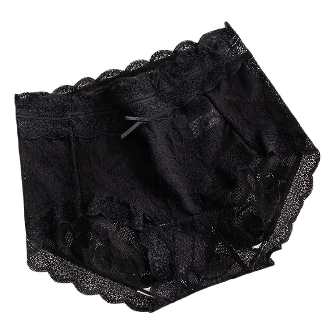 

Plus Nao Standard Lace Stylish and Size Black Women s Panties, Underwear, Innerwear, Women s Underwear, Cute, Normal/Sheer, M,