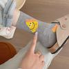 Korean Women's Mid-Calf Socks - Cute Pizza, Cookie, Cheese Biscuit Cartoon Design