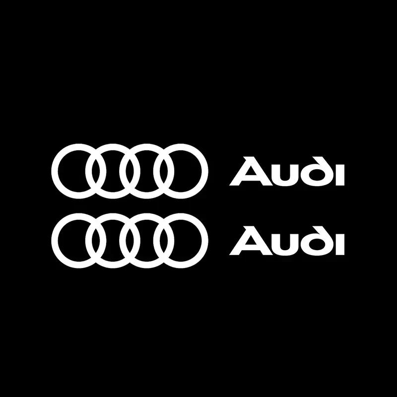 2pcs Car Sticker Both Side Body Auto Vinyl Film Stylish Personalized Decals For For AUDI A3 A4 A5 A6 Q7 RS3 RS4 Car Accessories