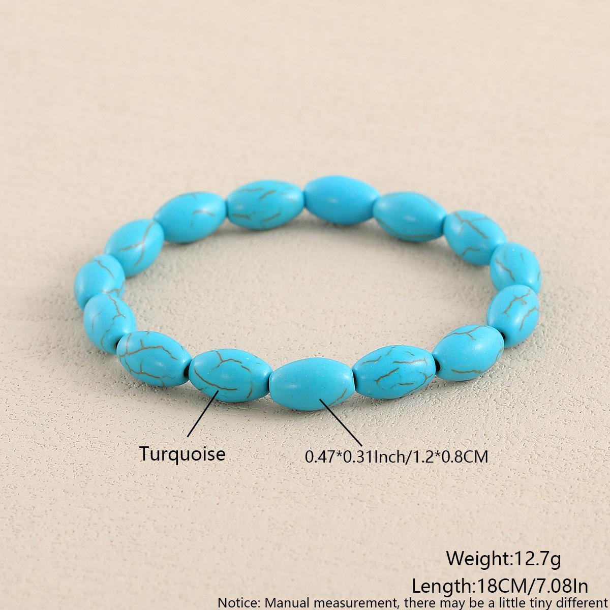 

Богемская бирюза бусины браслеты для женщин Рейки природный камень куб цилиндр нерегулярные браслеты целебные ювелирные изделия для здоровья