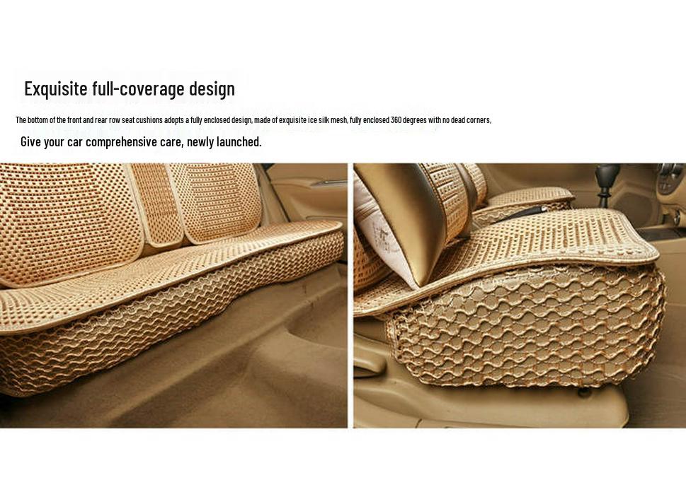 Ice Silk Car Seat Covers for Geely: All-Season, Universal Fit for Binyue, Vision X3/X6, and Xingrui L
