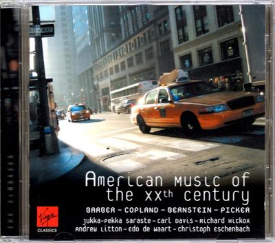 CD BARBER,COPLAND,SARASTE,DAVIS; ESCHE - American Music Of The XXth Century 094639133925 Virgin Classics 1991 Europe Classical Used