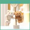 Llavero de Oso de Peluche con Peluche Corto Súper Suave Para Regalo de Niñas y Decoración de Bolso