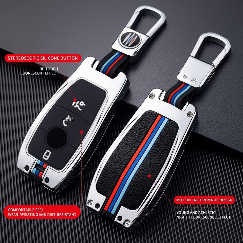 Mercedes-Benz Key Case for E-Class, C260L, C200L, A200L, E260, and GLC Luxury Models