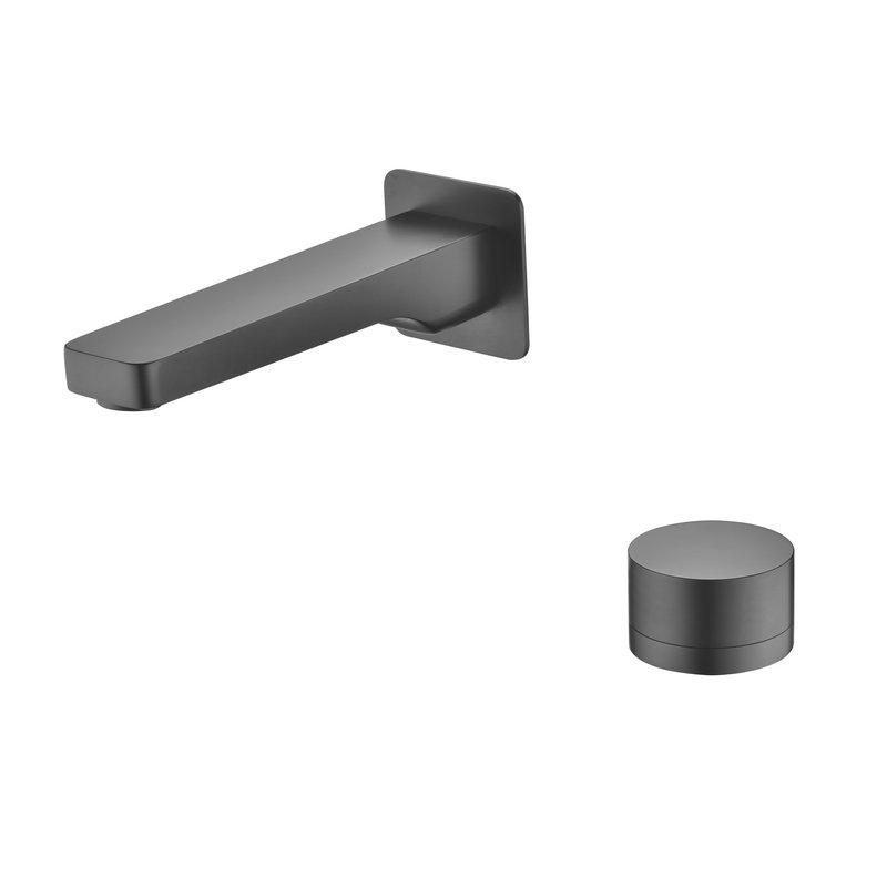 

Brushed Gold/Rose Gold/Black Bathroom Basin Faucet Brass Bathroom Sink Faucet In-Wall Basin Spout Cold And Hot Mixer Tap чёрный