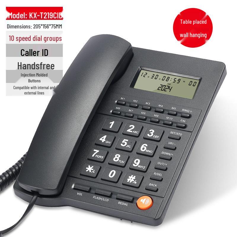 

Hands-Free Wired Home Office Telephone & Base Station