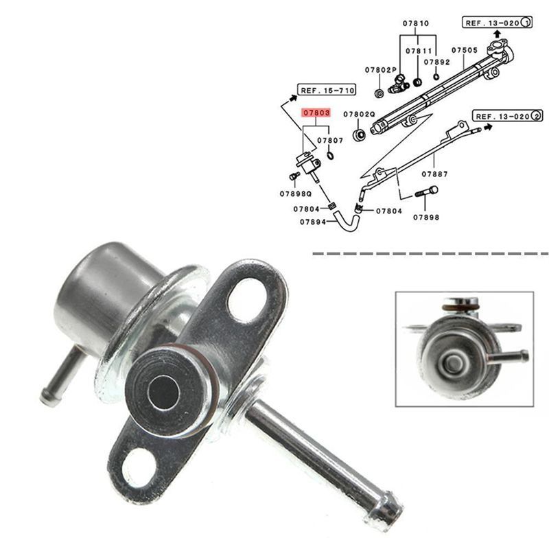Langlebig-MD173985 Neuer Kraftstoffdruckregler Für Mitsubishi Galant Delica RVR Expo 1992-97 Teile