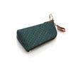Inden HISOCA Hisoka Traditional Craft Koshu Inden Deerskin Lacquer Original Brand Key Case Green with Black Shippo Pattern [Inden-ya] Lacquer,