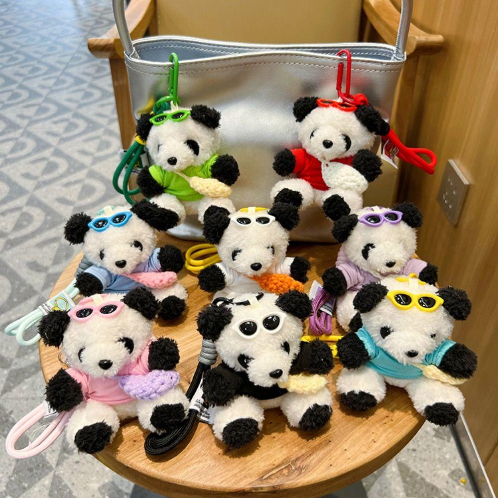 Cute Cartoon Plush Little Bear Pendant Soft Bag Charm Backpack Decorations