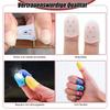 10PCS Colorful Silicone Guitar Fingertip Protection Nonslip Fingerstall for Beginner Playing Electric Guitar Bass Ukulele Kalimb