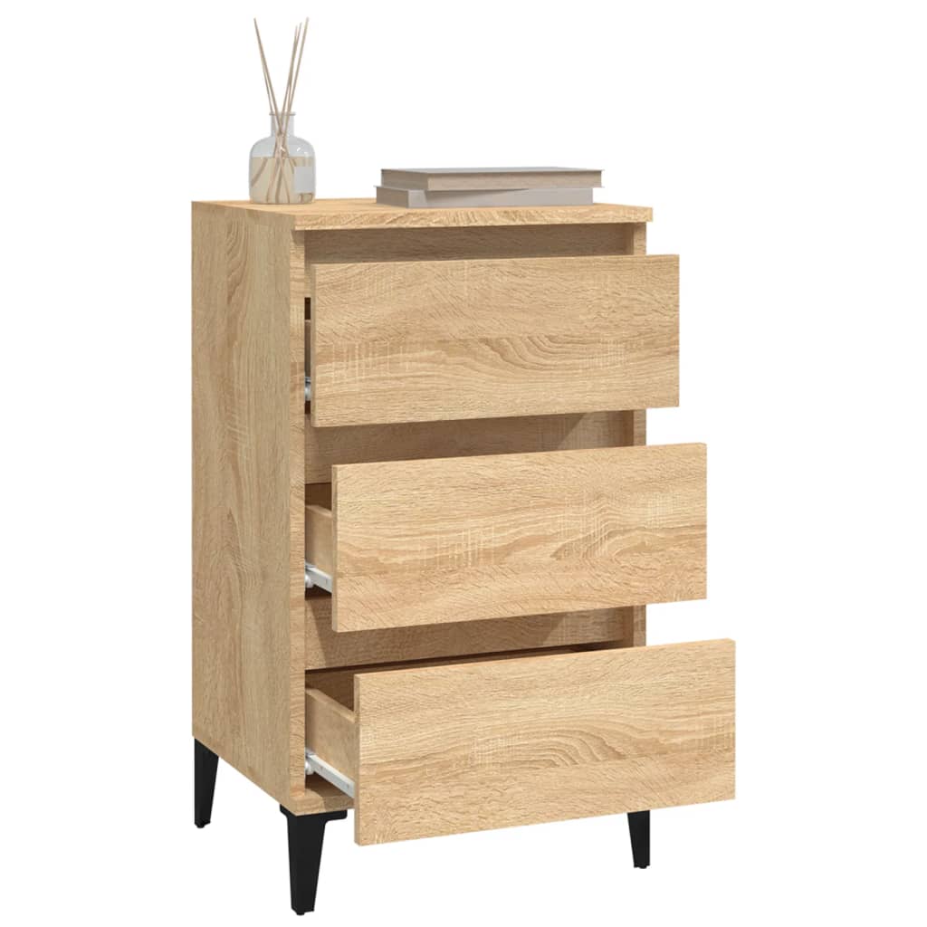 Nightstand Sonoma Oak 40x35x70 cm Particleboard
