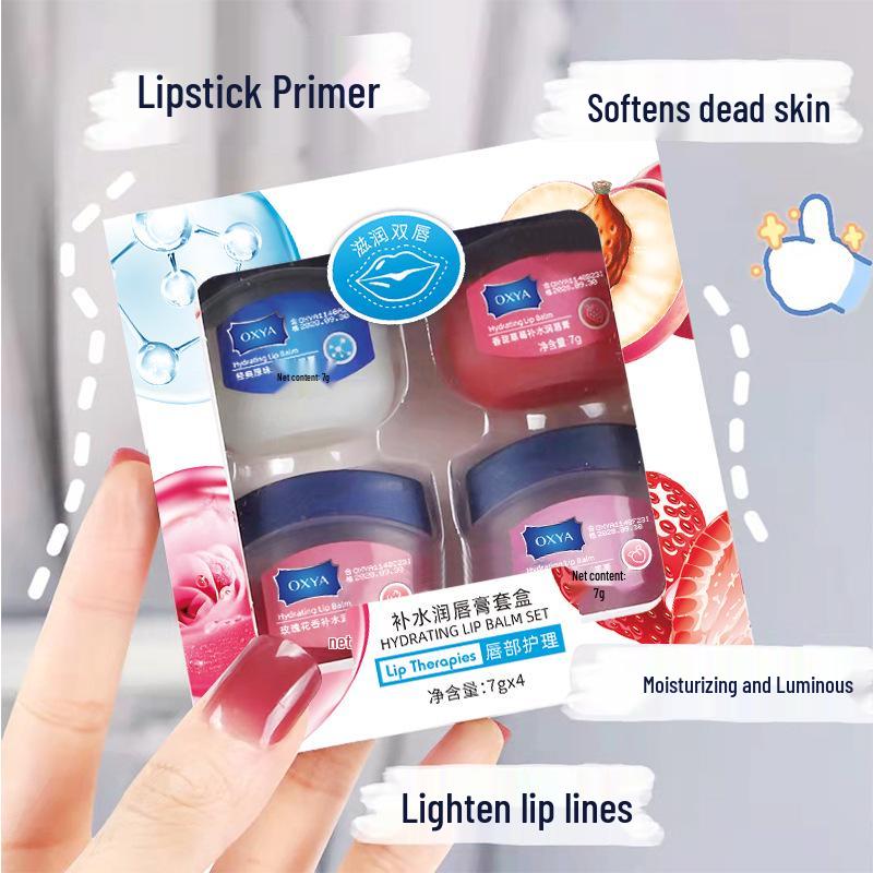 Balsam de buze și luciu de buze OXYA original: Balsam de buze hidratant, anti-îngheț