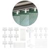 Vertical Blind Repair Carriers with Stem Repair Tabs Vertical Blinds Repair Kits White Vertical Blinds Replacement Parts