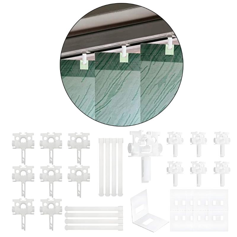 Vertical Blind Repair Carriers with Stem Repair Tabs Vertical Blinds Repair Kits White Vertical Blinds Replacement Parts